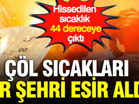 Col sicaklari bir sehri esir aldi hissedilen sicaklik 44 dereceye cikti 3YEXDmmn